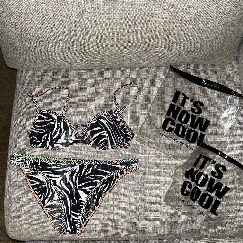 It’s Now Cool Animal Print Push Up Bikini Set